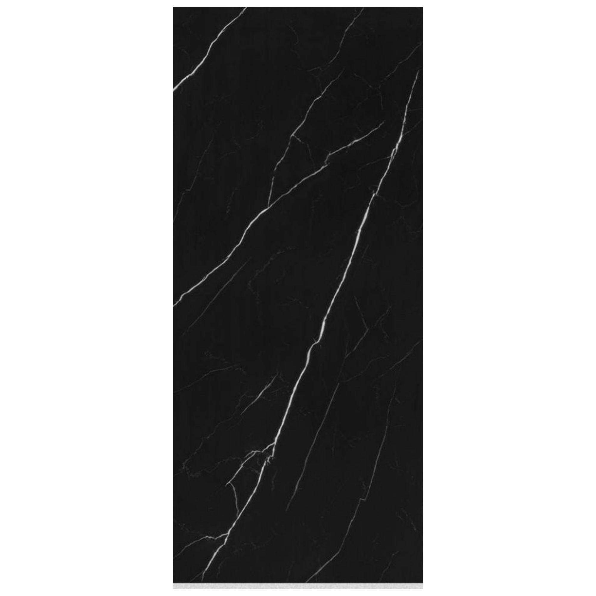 4x8ft Armani Black Marbled Sintered Stone Slab