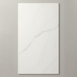 4x8ft Calacatta White Marbled Sintered Stone Slab