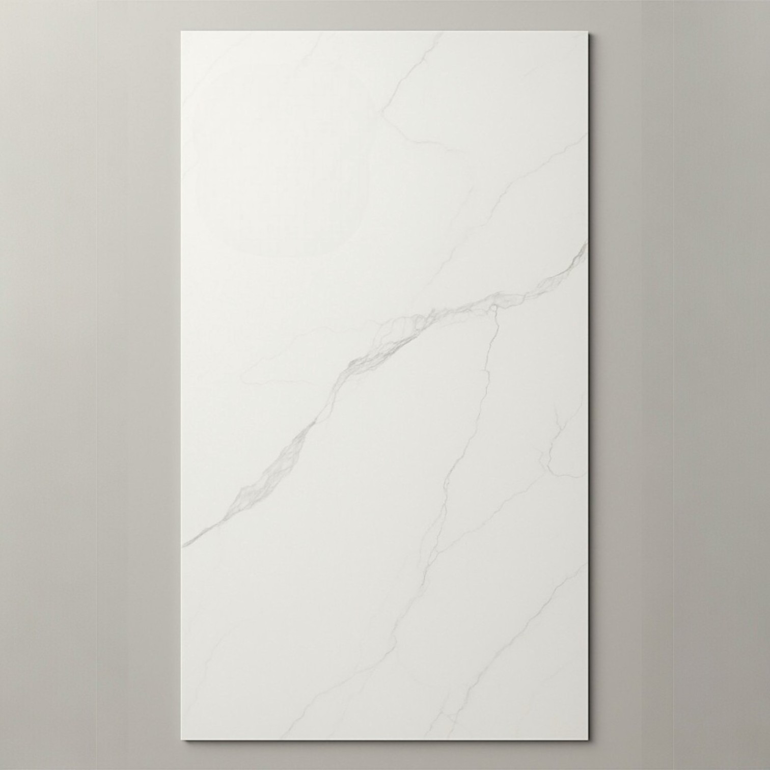 4x8ft Calacatta White Marbled Sintered Stone Slab